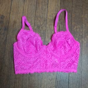 NWOT Pink Bralette Top